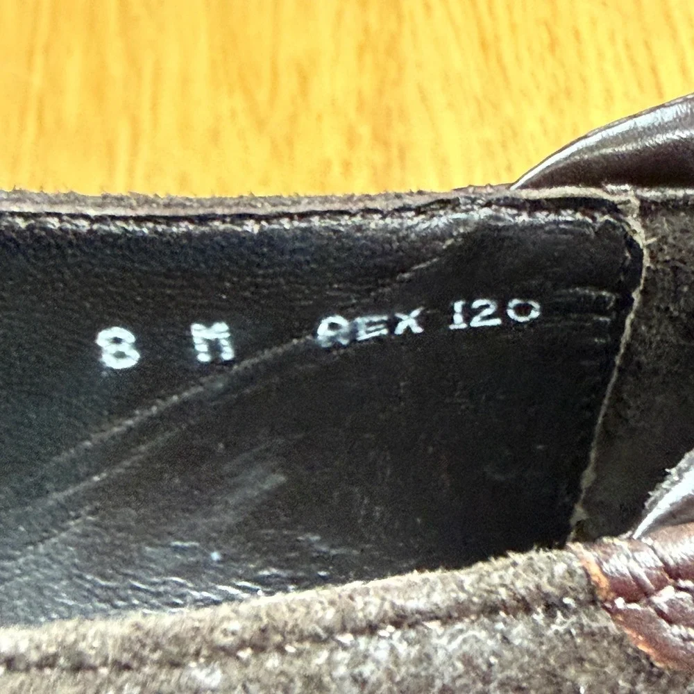 Donald J Pliner REX Espresso Suede Buffalo Leather‎ Loafers Mens 8 M Italy